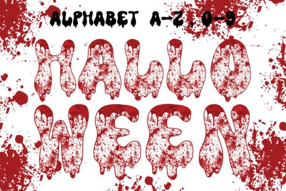 Blood Splatter Alphabet Fonts Halloween: A Designer’s Deep Dive