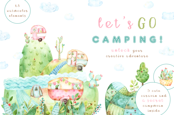 Bring Outdoor Charm to Your Projects with the Let's Go Camping Summer Set