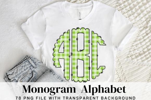 Easter Circle Monogram Alphabet Letters8: A Creative Design Asset