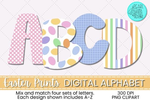 Easter Letters PNG: Alphabet Doodle Font & Design Guide