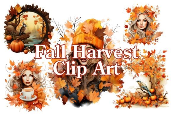 Elevate Your Autumn Projects with Fall Harvest Clip Art