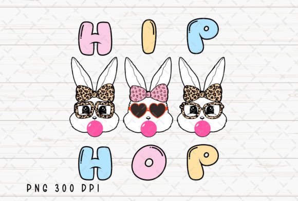 Hip Hop Funny Easter Bunny Rabbit PNG: A Fresh Design Asset