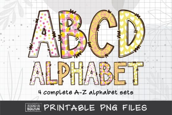 Infuse Your Projects with Summer: The Pink Lemon Alphabet