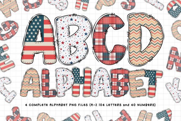 Retro 4th of July PNG, Patriotic Clipart: Your Go-To Vintage Design Toolkit