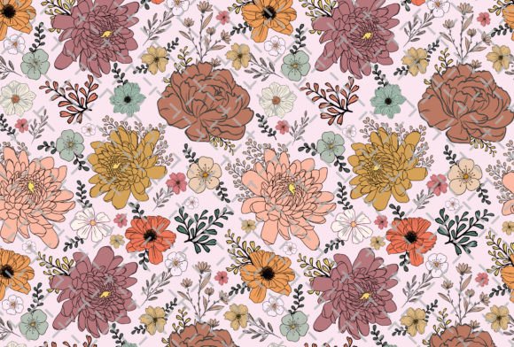 The Timeless Appeal of Vintage Retro Floral Seamless Patterns