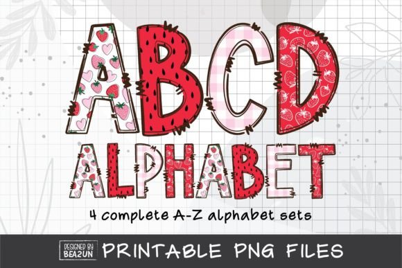 Unpacking the Sweet Appeal of Strawberry Alphabet PNG