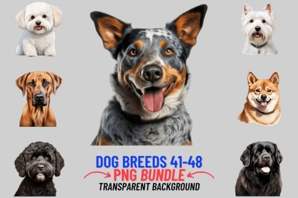 Watercolor Dog Breeds Sublimation 41-48: A Designer's Guide